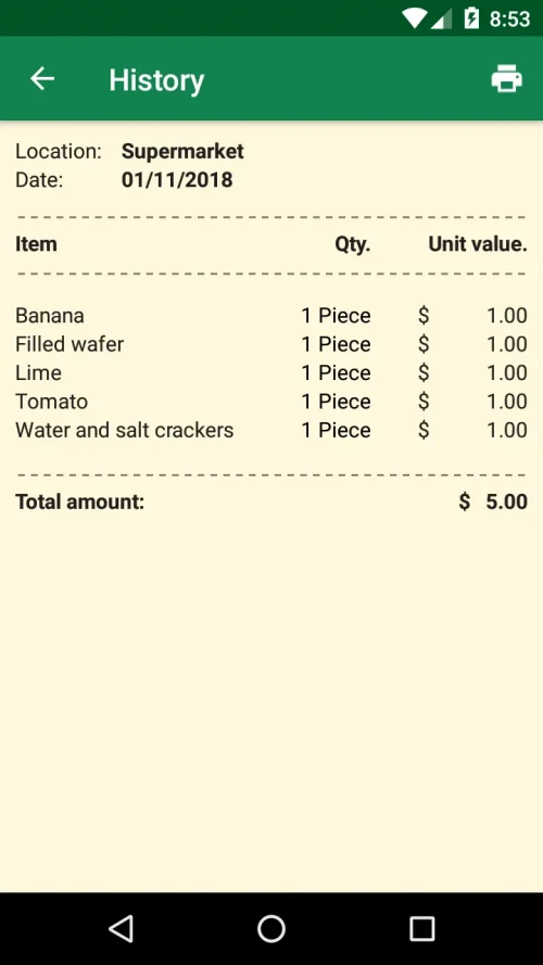 Shopping List – SoftList