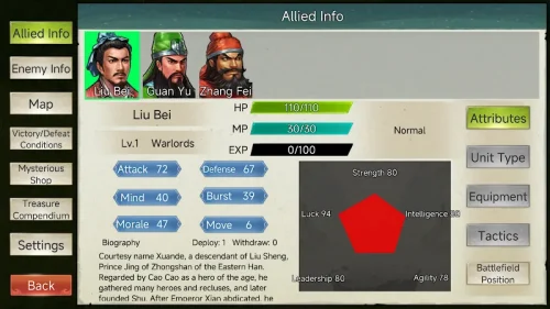 Three Kingdoms Legend Liu Bei
