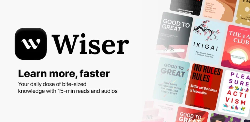 Wiser – 15 minutes Audio Books