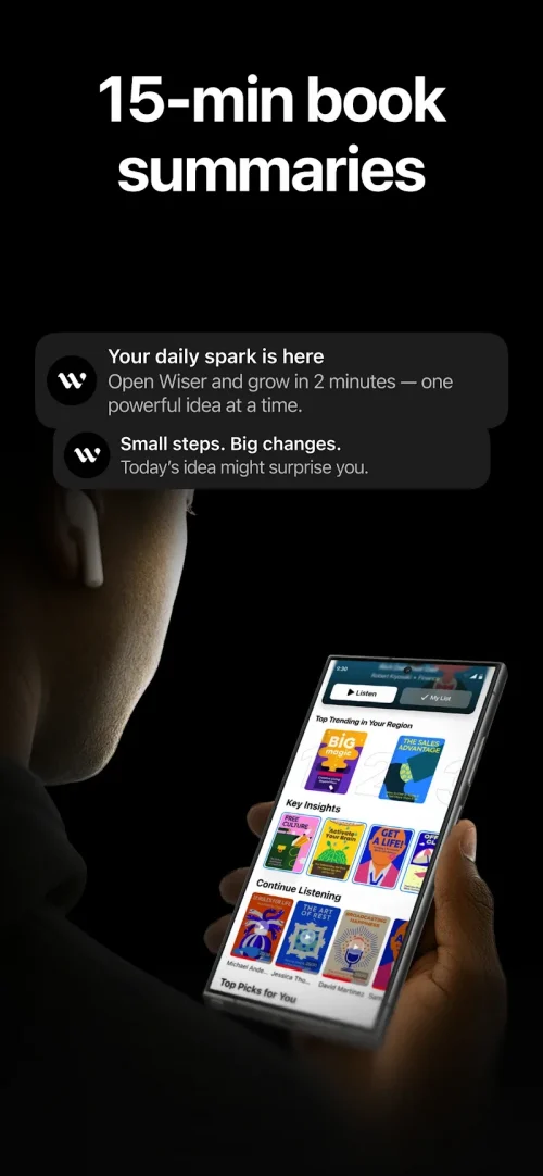 Wiser – 15 minutes Audio Books