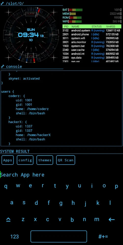 Aris Hacker Launcher