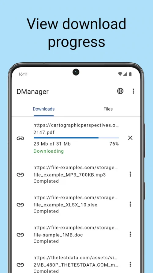Download manager