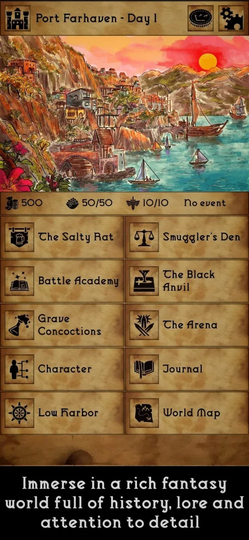 Grim Tides – Old School RPG