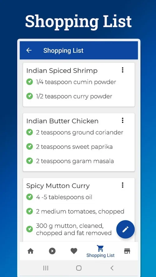 Indian Recipes App