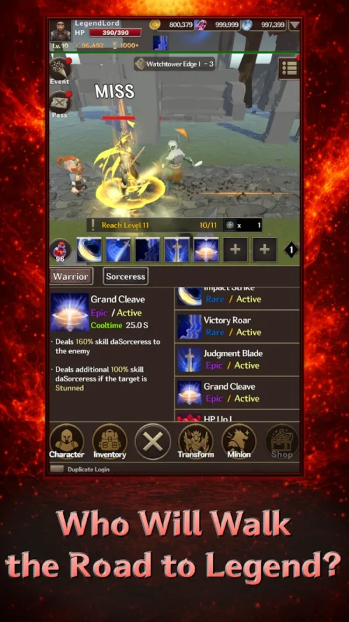 Legend Lord Idle : Farming AFK