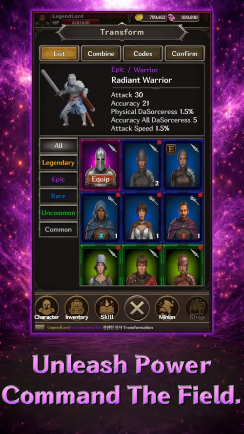 Legend Lord Idle : Farming AFK