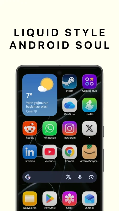 LiqUI Glossy – Light Icon Pack