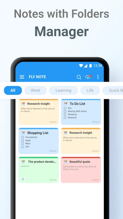 Notes, Notepad – FlyNote
