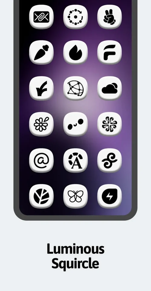 One 3D White Icon Pack