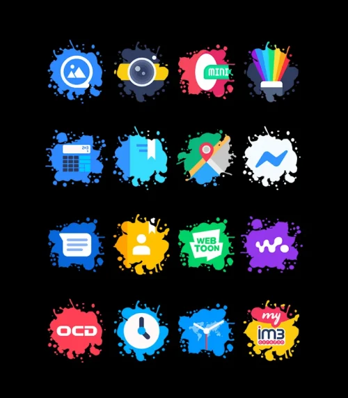 Splatter – Icon Pack