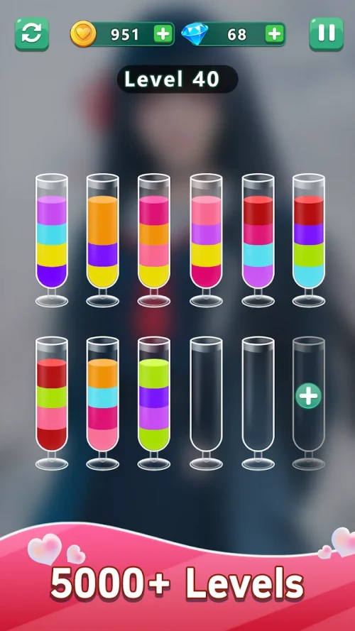 Water Sort:Romance Girl