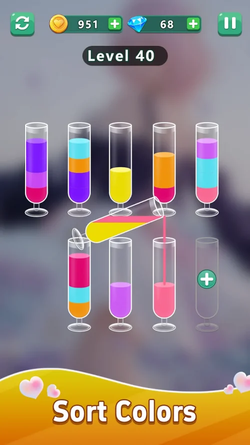 Water Sort:Romance Girl