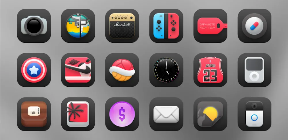 Aventura Dark – Icon Pack