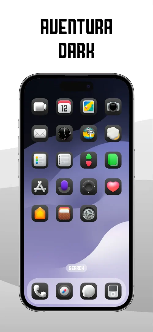 Aventura Dark – Icon Pack