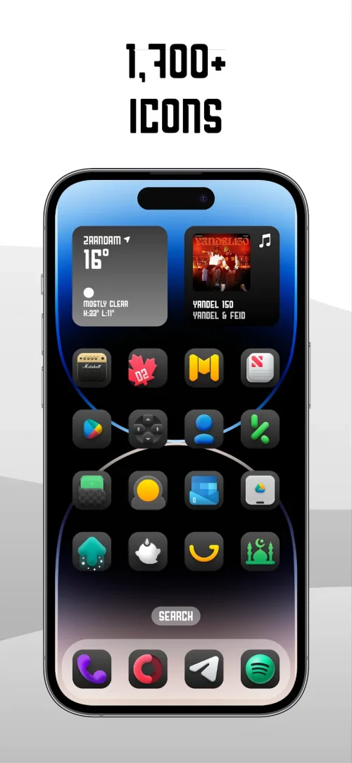 Aventura Dark – Icon Pack