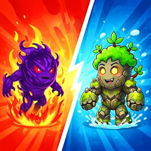 Elemental Merge Game