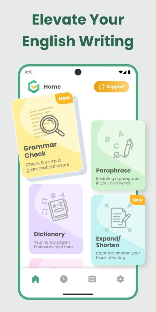 Glance: AI Grammar & Writing