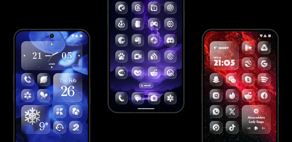 Glass Icons (Nothingness)