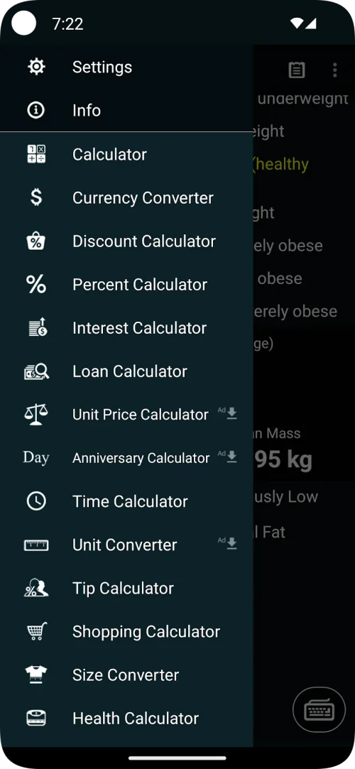 Health Calculator