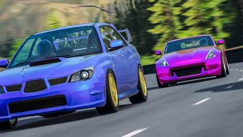 Highway Car Traffic Battle