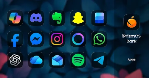 iPrismOS (Dark) – Icon Pack
