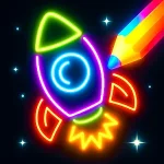 Magic Doodle Art – Neon Glow