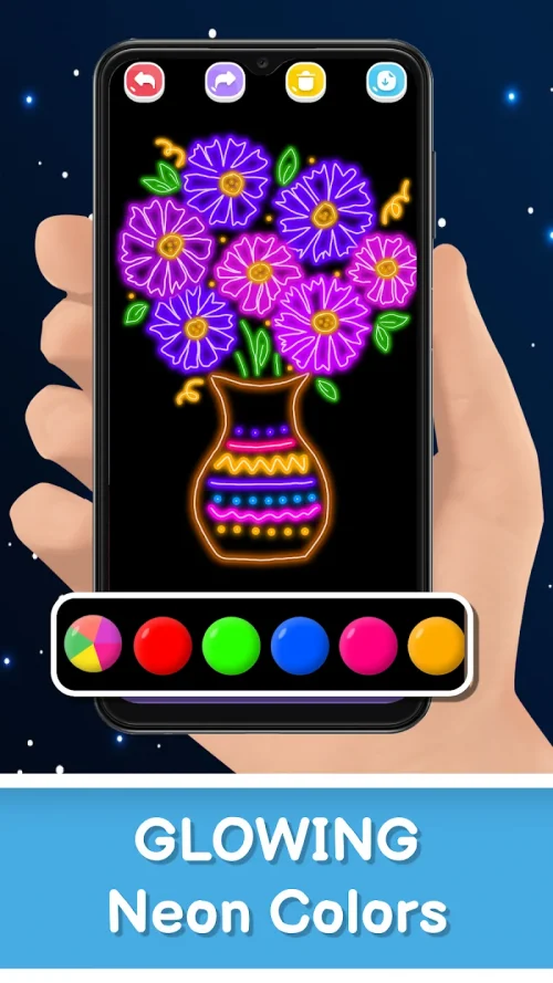 Magic Doodle Art – Neon Glow