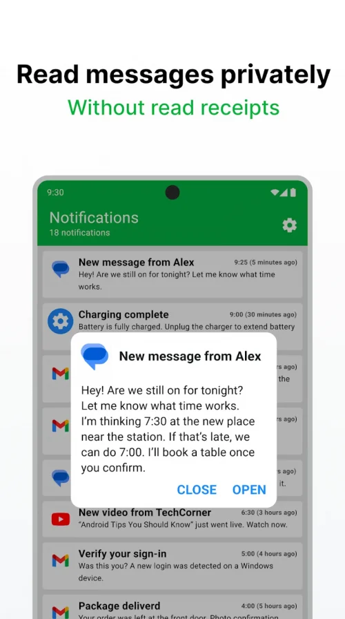 Notification History