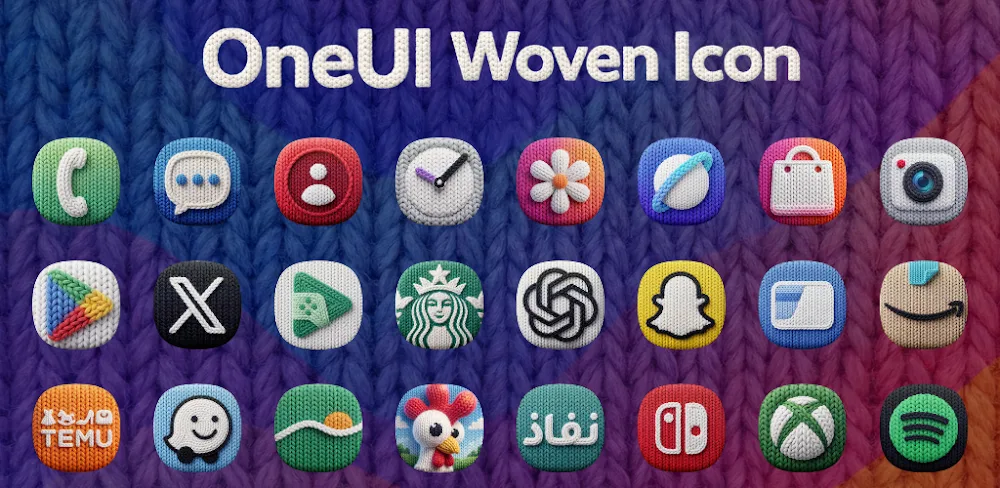 OneUI Woven Icon pack