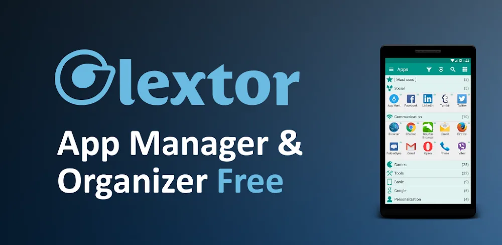 Glextor Folder Organizer Basic (Glextor App Manager)