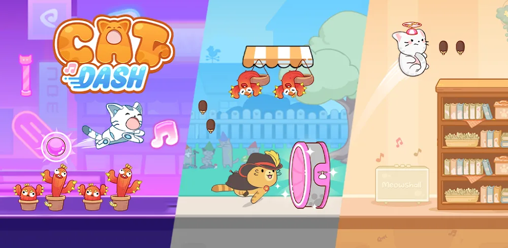 Cat Dash: Cute Cat Music Game