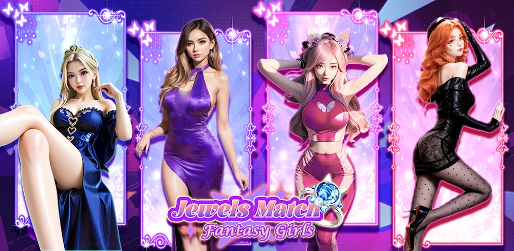 Jewels Match - Fantasy Girls