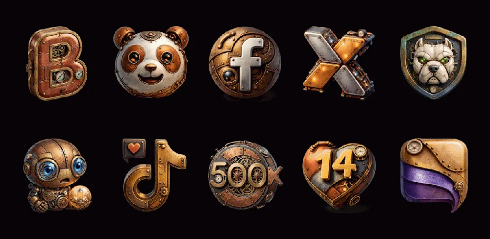 Steampunk - Icon Pack