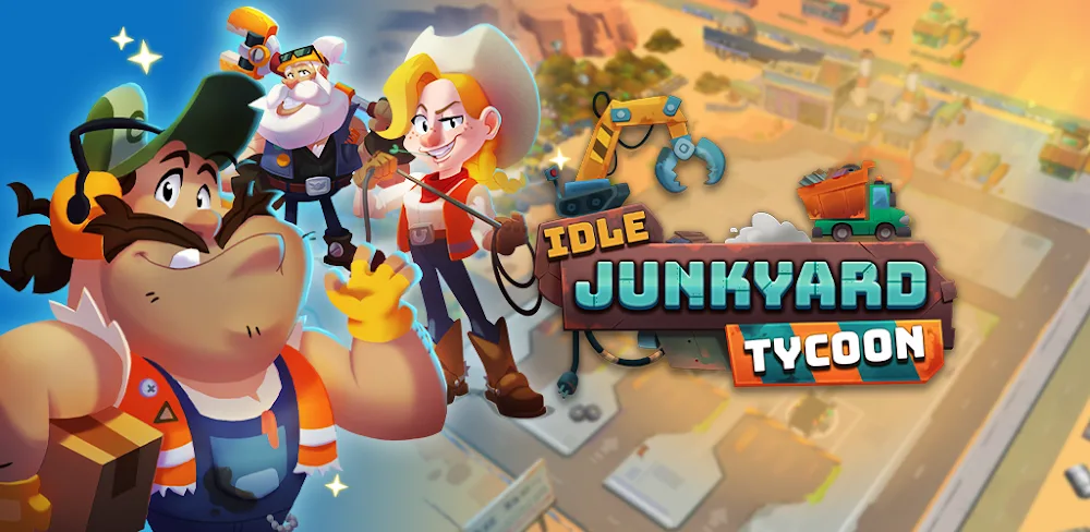 Idle Junkyard Tycoon: Be Rich!