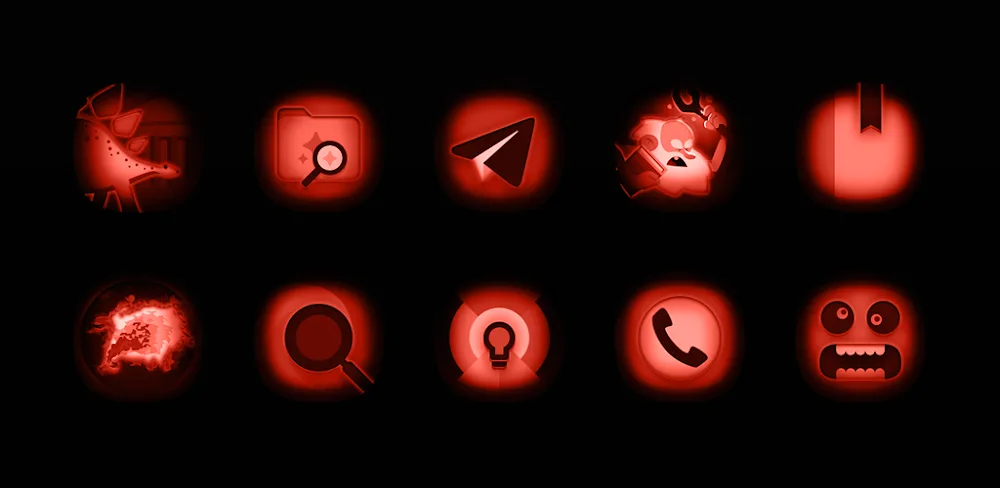 InfraRED – Stealth Icon Pack