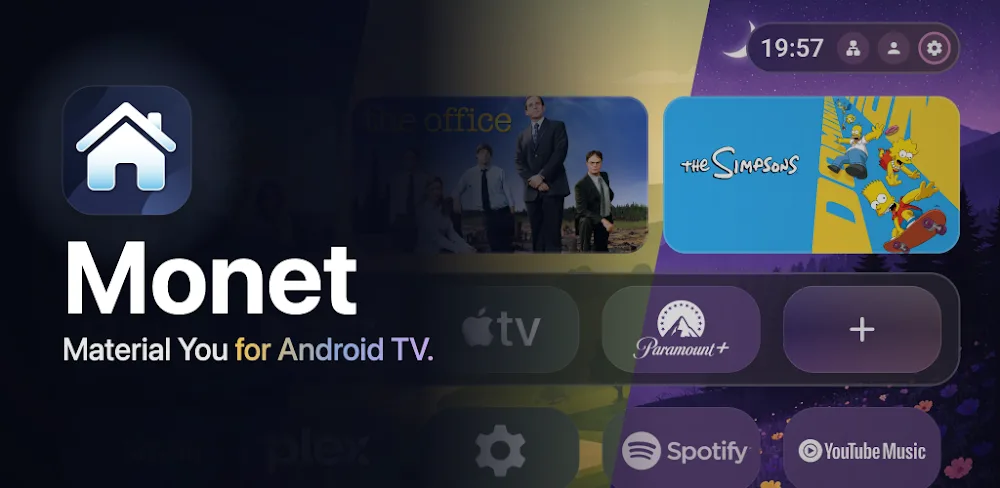 Monet Launcher – Android TV