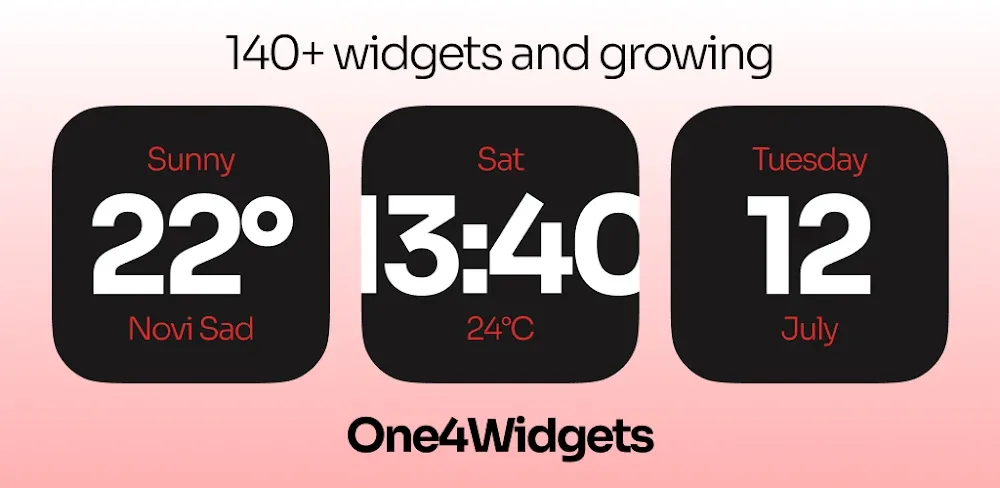 One4Widgets: Aesthetic Widgets