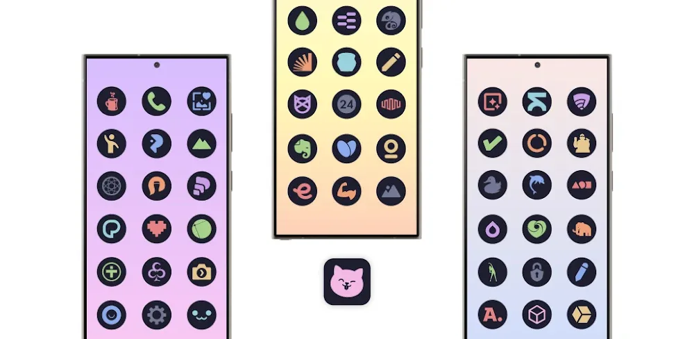 Pastel Dark Icon Pack