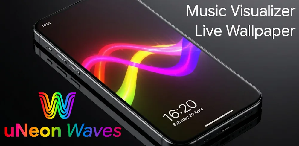 uNeon Waves Live Wallpaper