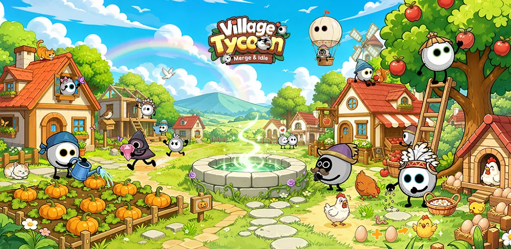 Village Tycoon: Merge & Idle