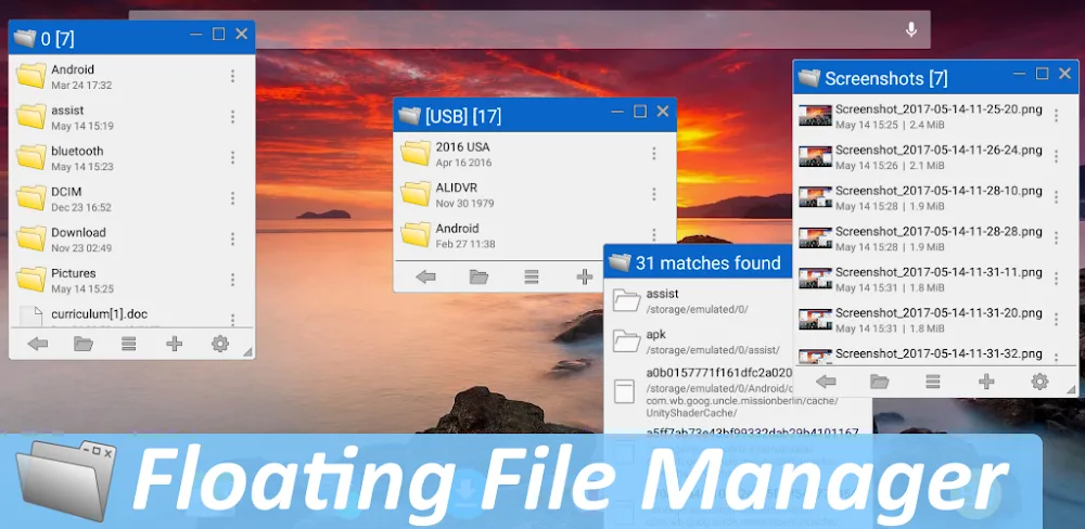 Floating File Manager