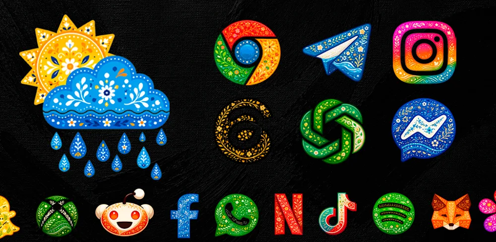 Folk Icon Pack