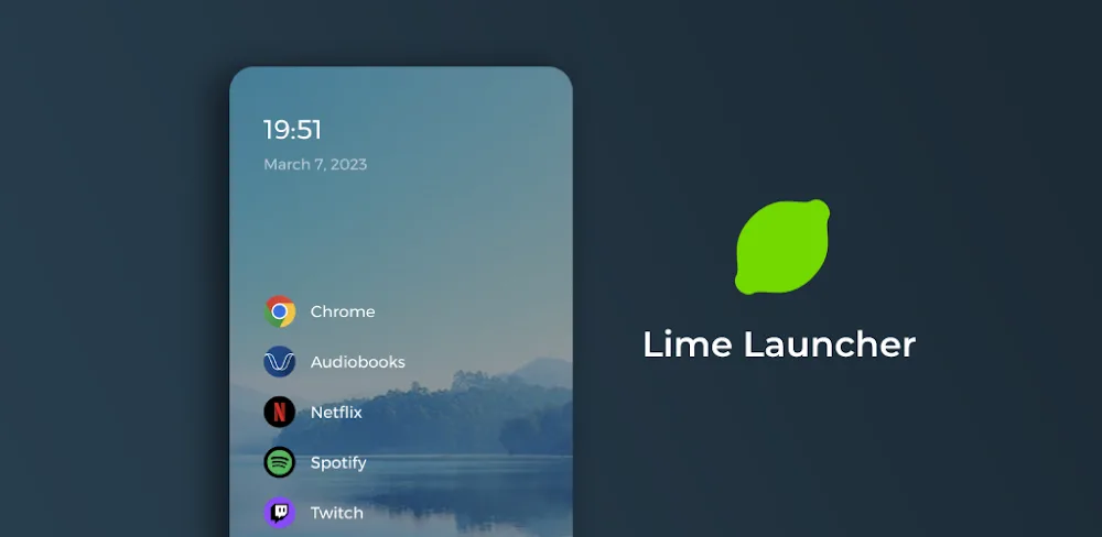 Lime Launcher – Minimal & fast