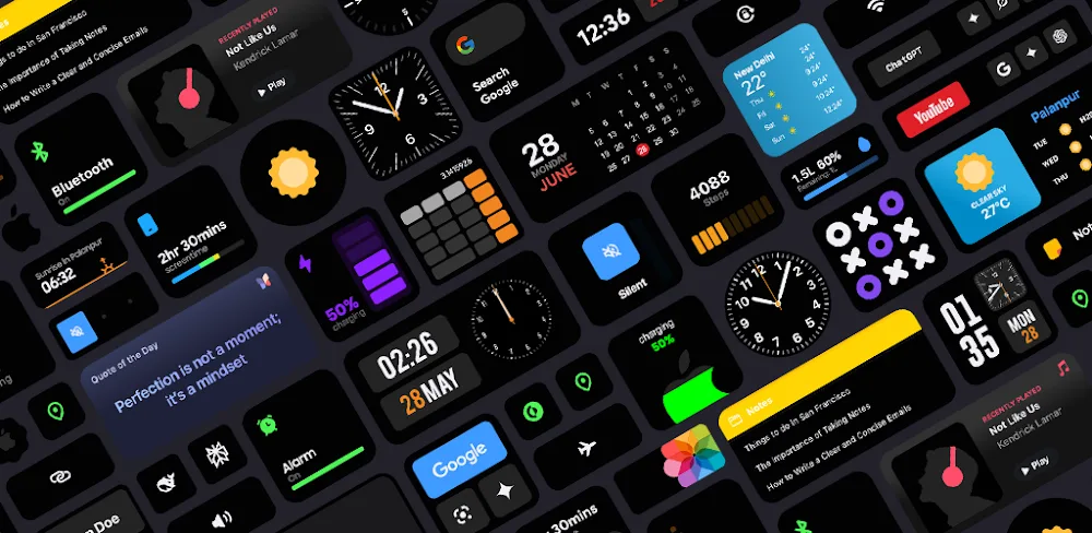 Minimal Widgets
