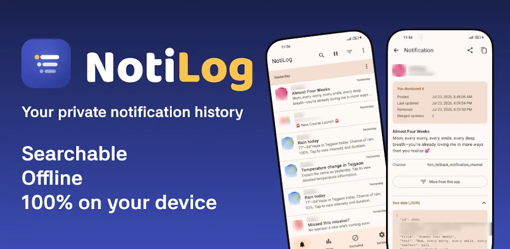 NotiLog: Notification History