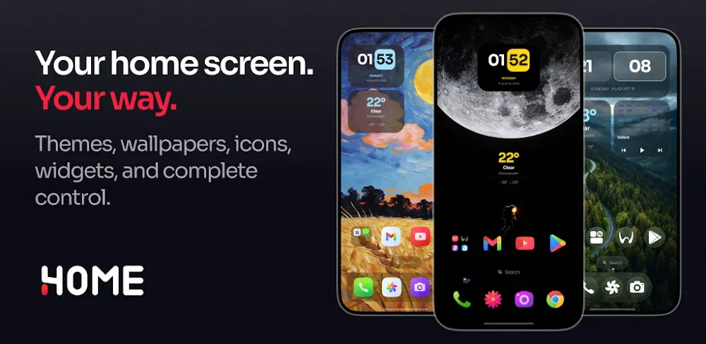 One4Home: Launcher & Themes