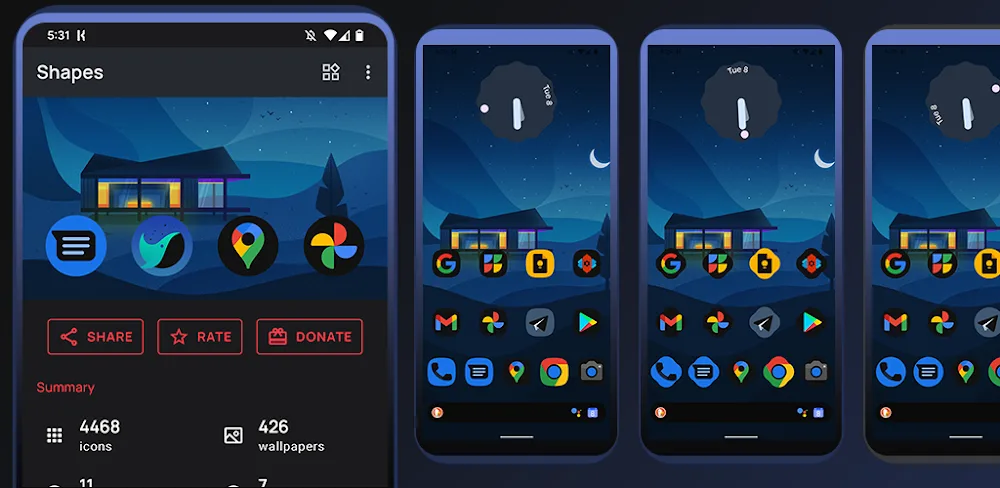 SHAPES – Adaptive Icon Pack