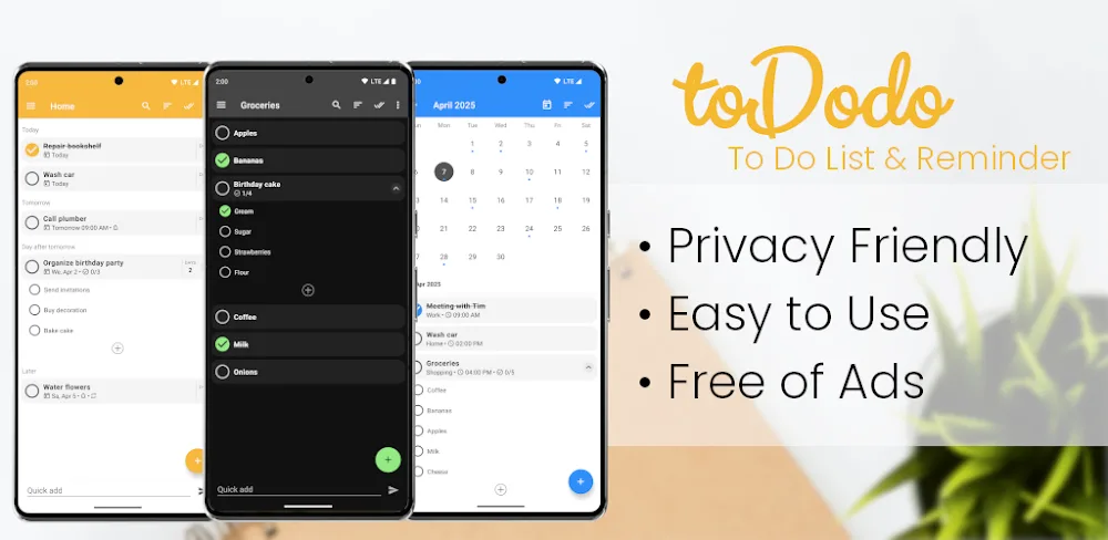 To Do List and Reminder