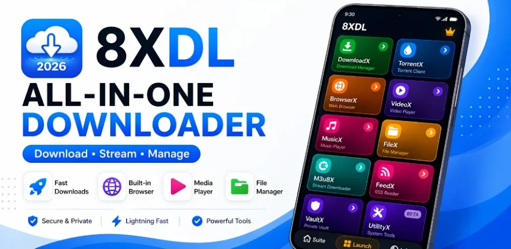 8XDL – Smart Download Manager