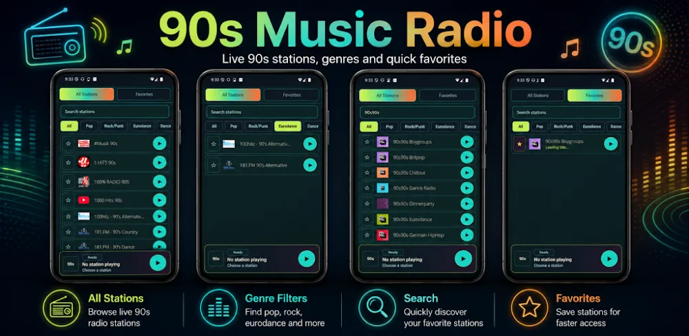 90s Music Radio Pro